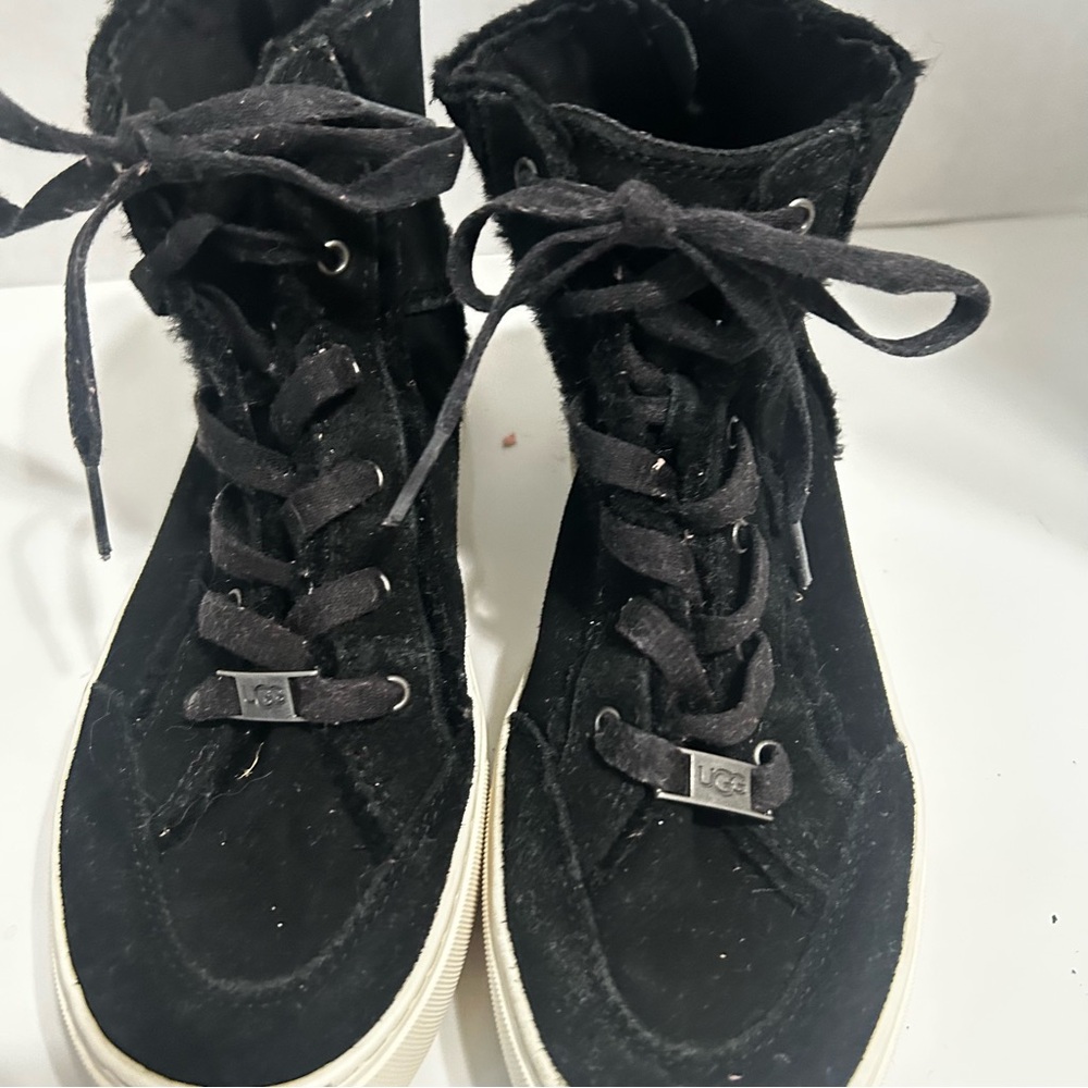UGG Women's Black Nuray High-Top Sneakers Size7.5